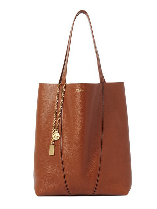 Chloé Spin Tote Bag - Clay Brown