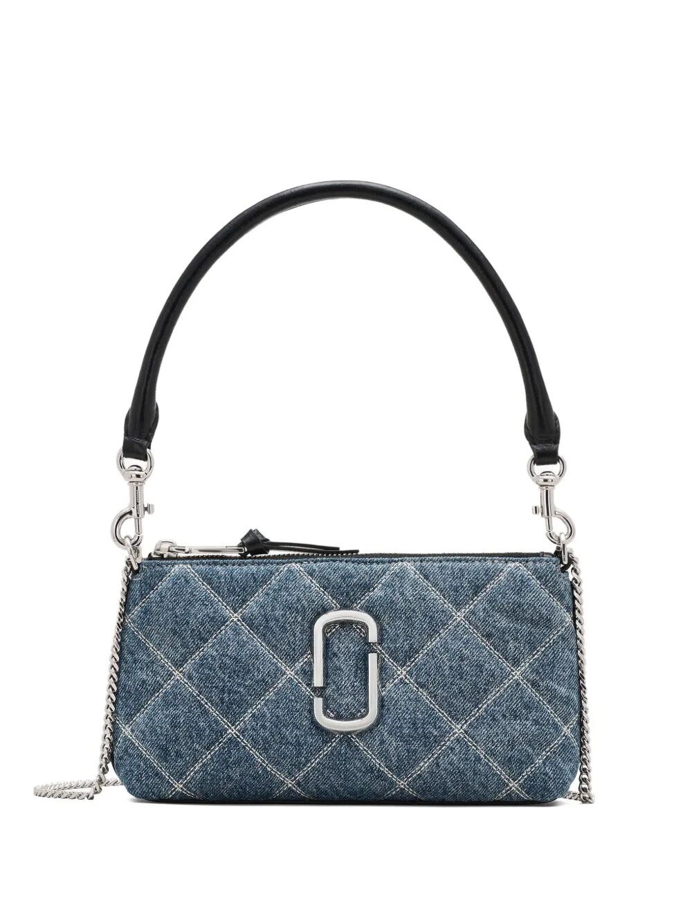 MARC JACOBS The Pochette Quilted Denim Snapshot