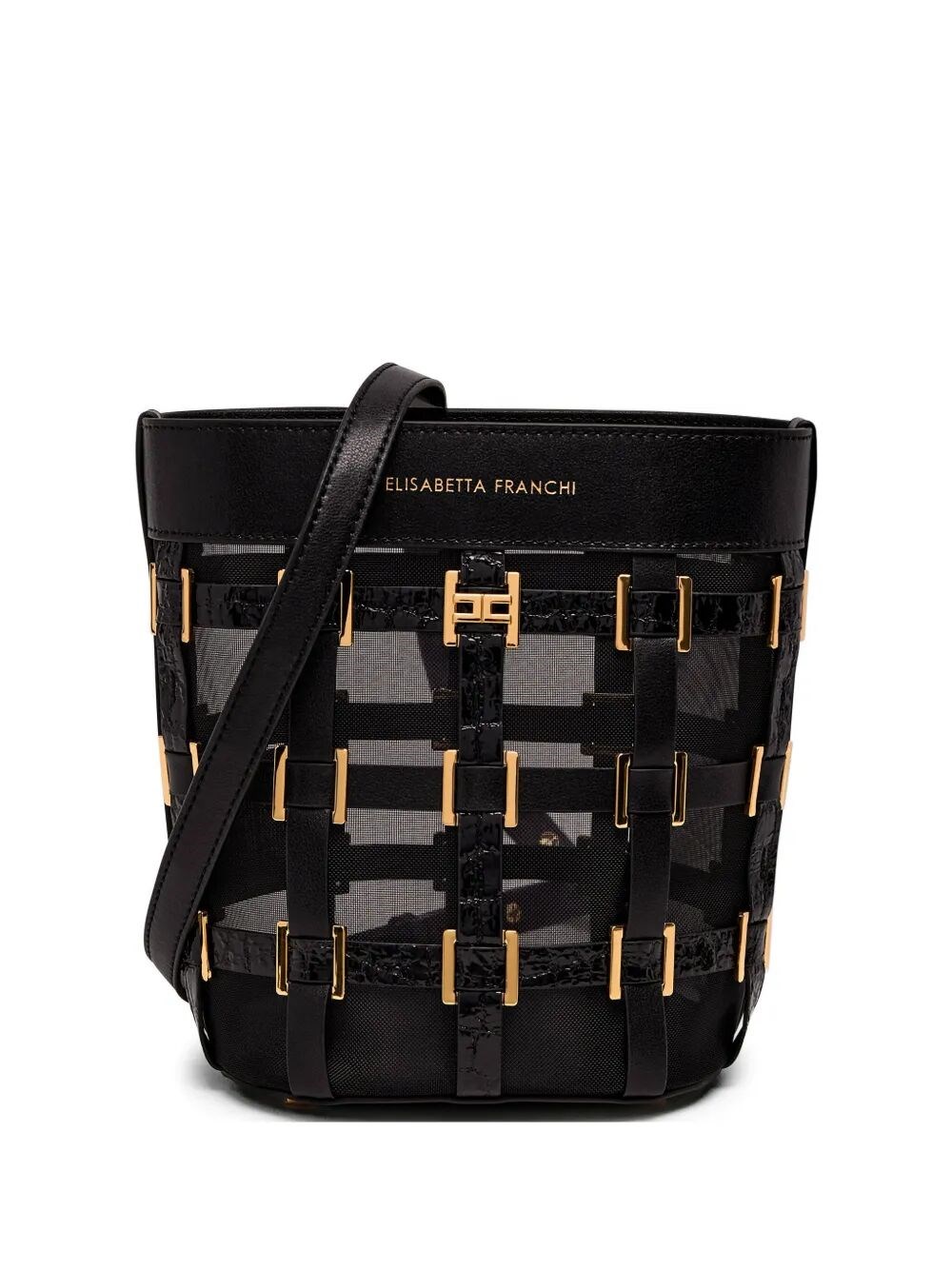 ELISABETTA FRANCHI Studs Satchel Bag