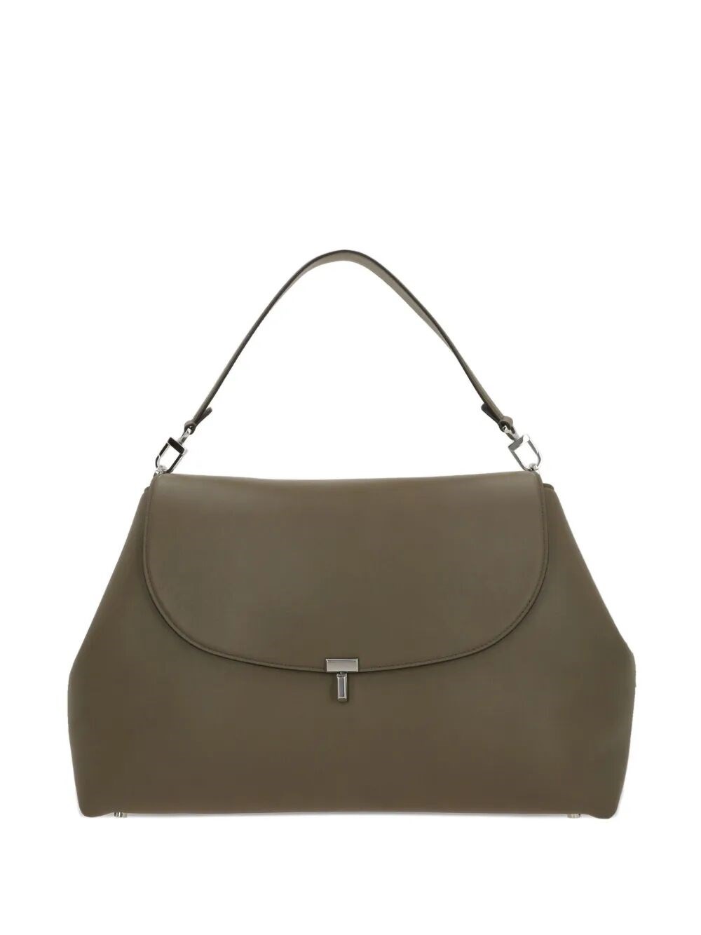 TOTEME T Lock Leather Satchel