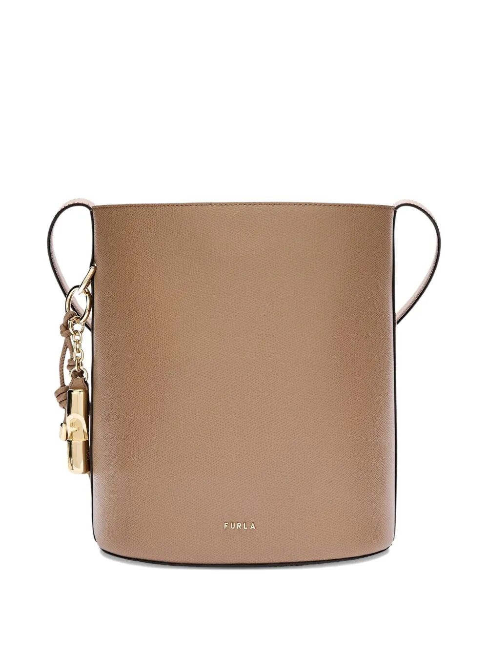 FURLA "Furla Roxie" Ares Leather Small Bucket Bag