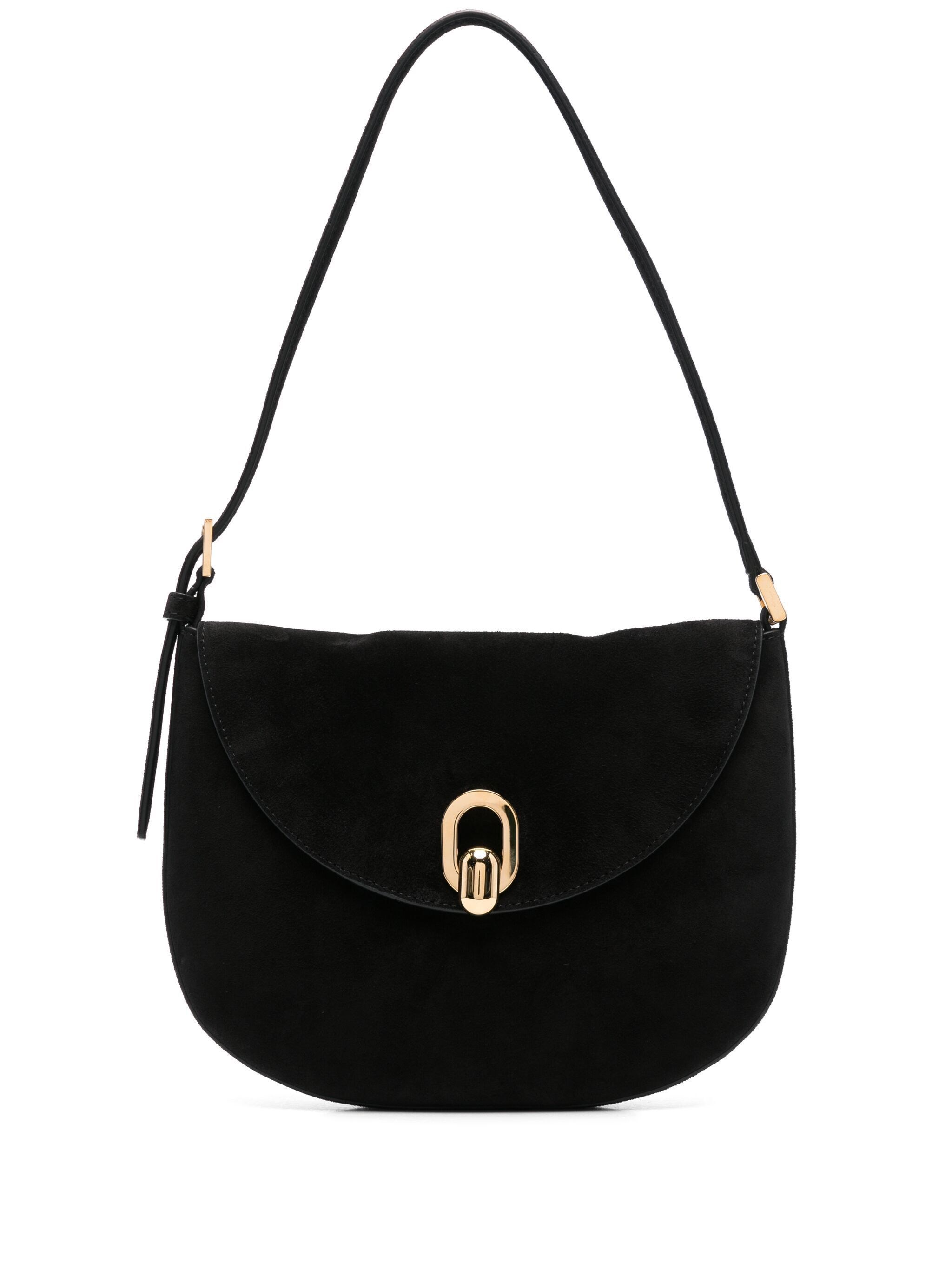 SAVETTE Small Tondo Hobo In Suede Bag By Savette