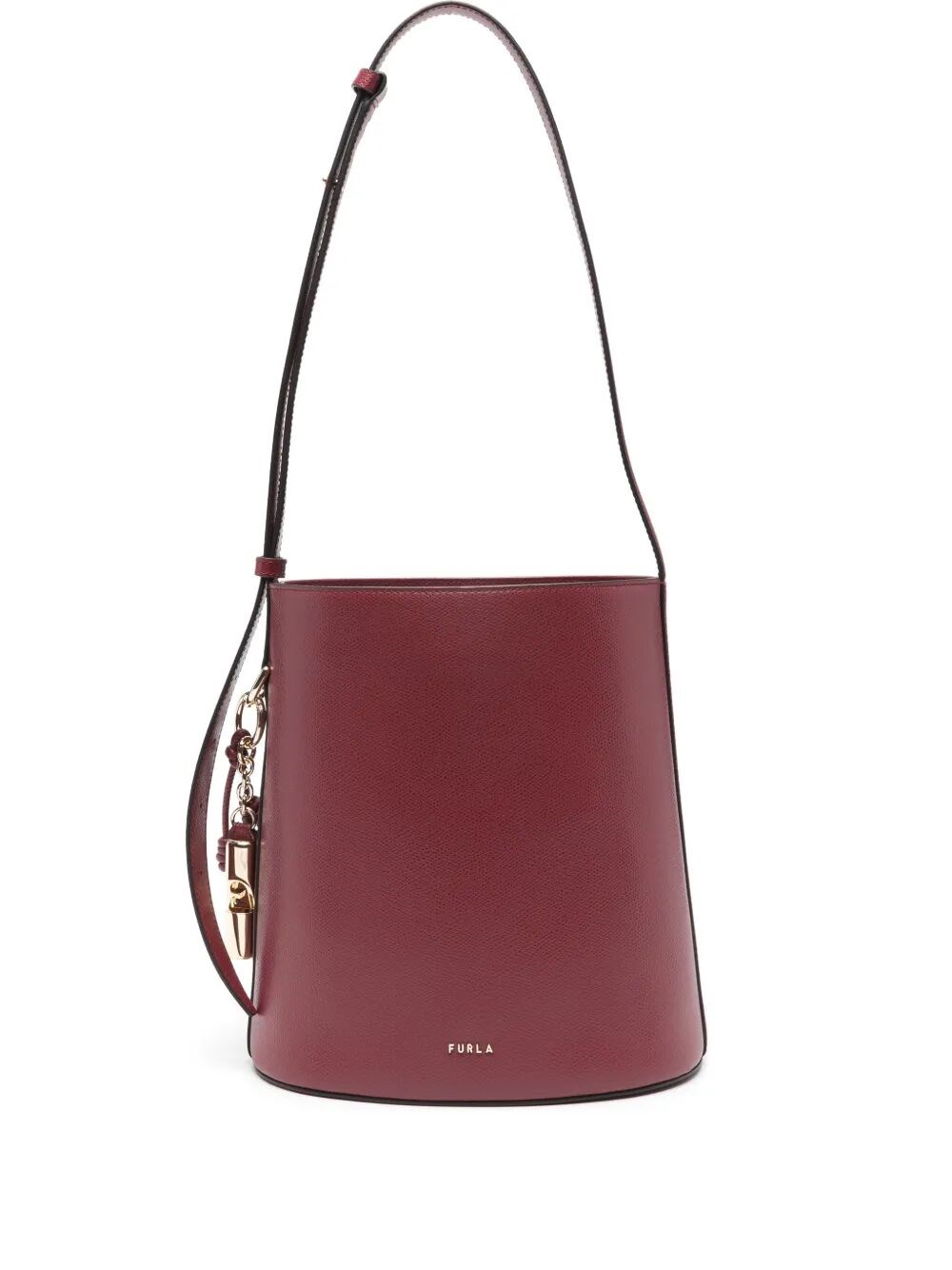 FURLA "Furla Roxie" Ares Leather Small Bucket Bag