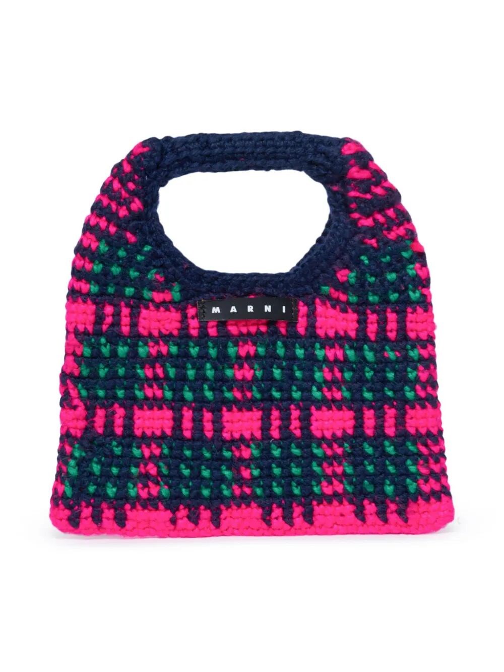 MARNI KIDS Wooly Bag Check