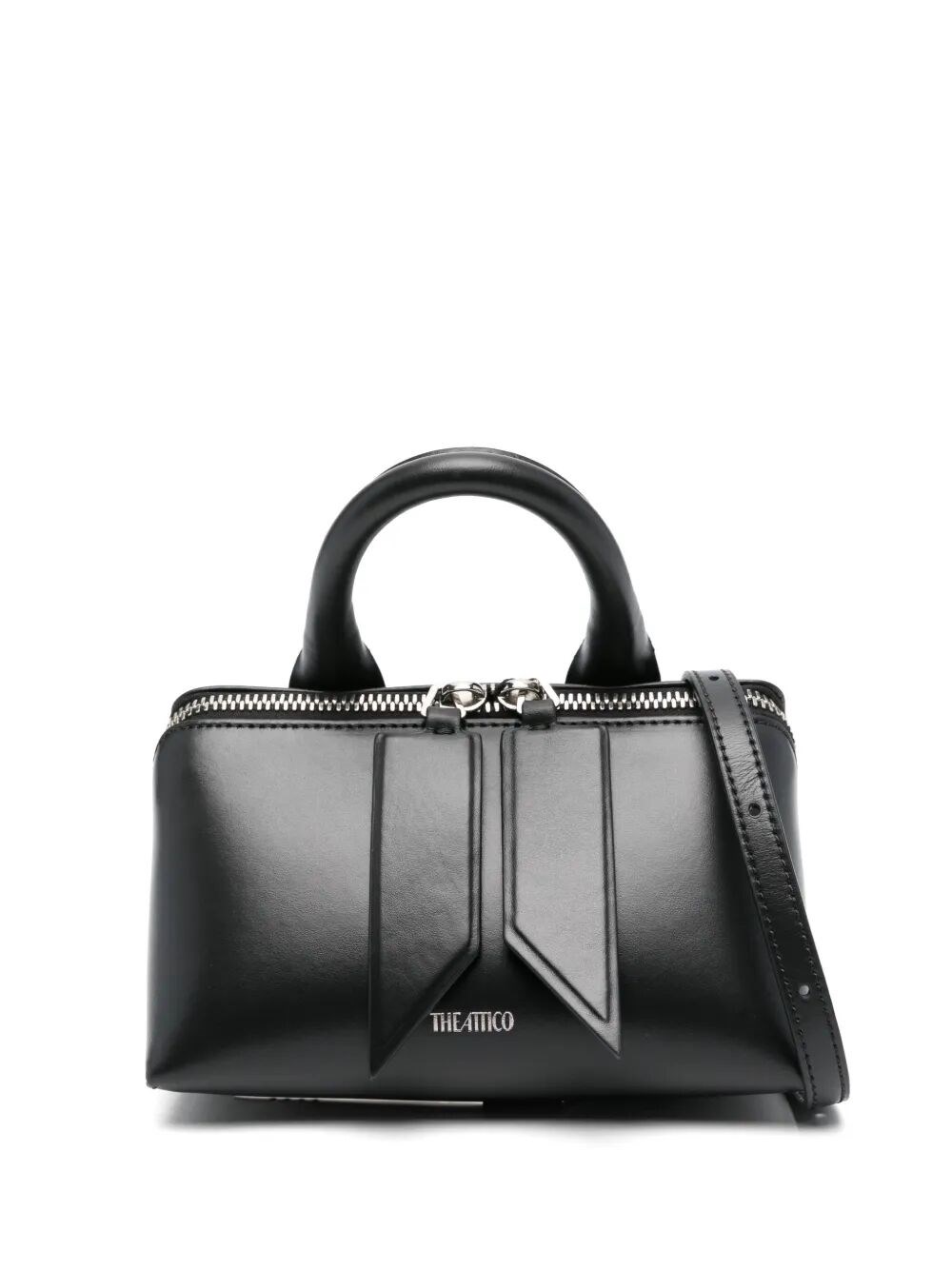 THE ATTICO Handbag Leather Black "Friday" Mini Bag