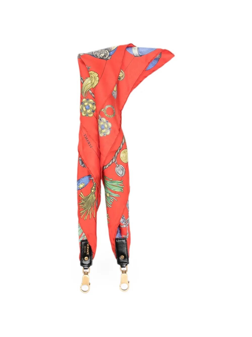 VERSACE Scarf With Gold Clasps