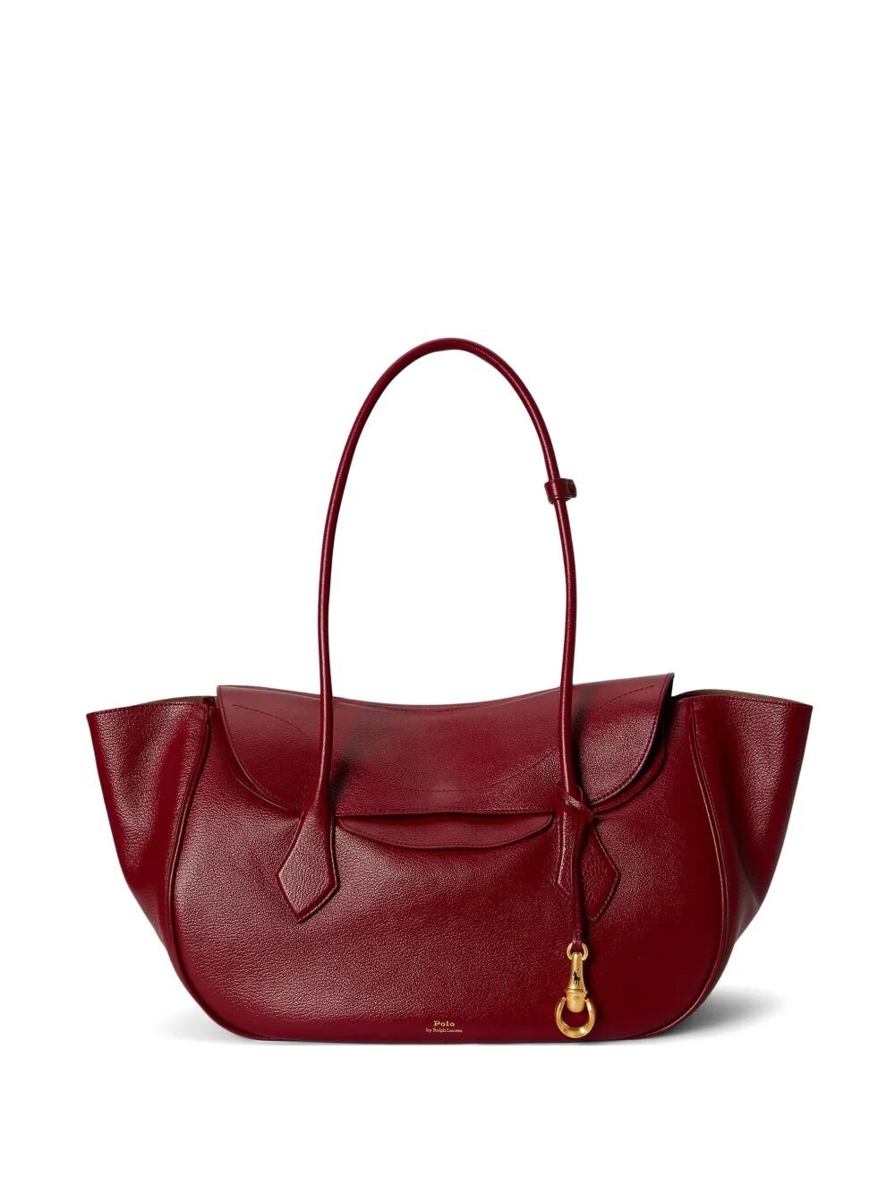 POLO RALPH LAUREN Shoulder Bag Calf Leather "Large"