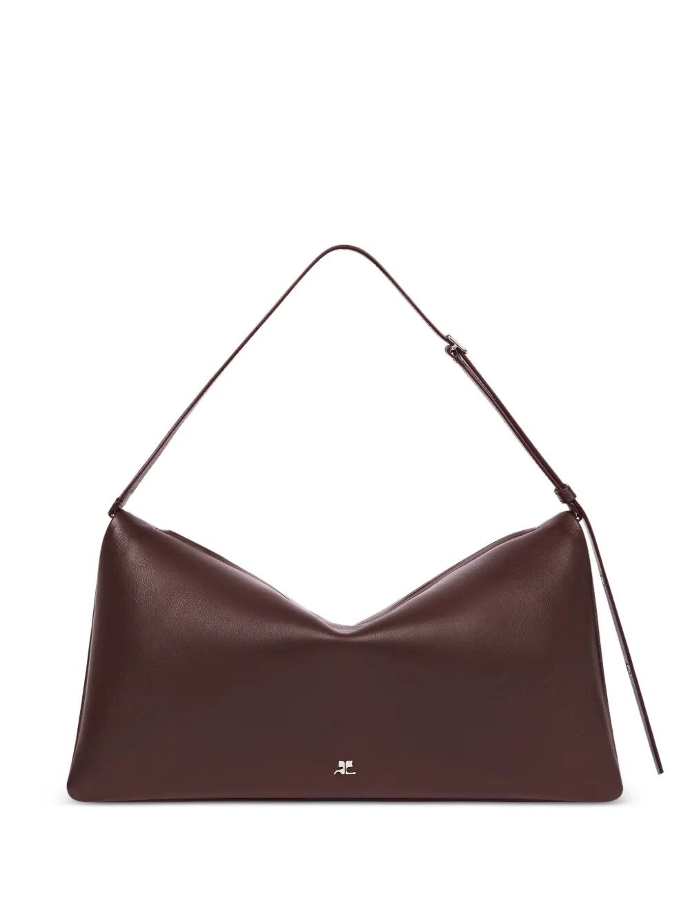 COURREGES Shoulder Bag Smooth Calf "Cuff"