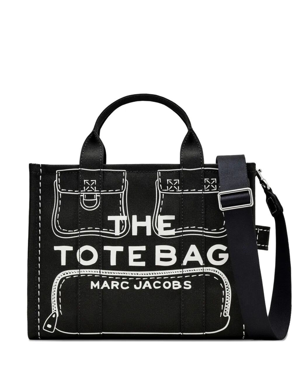 MARC JACOBS The Tote Bag Cargo Canvas Tote Bag