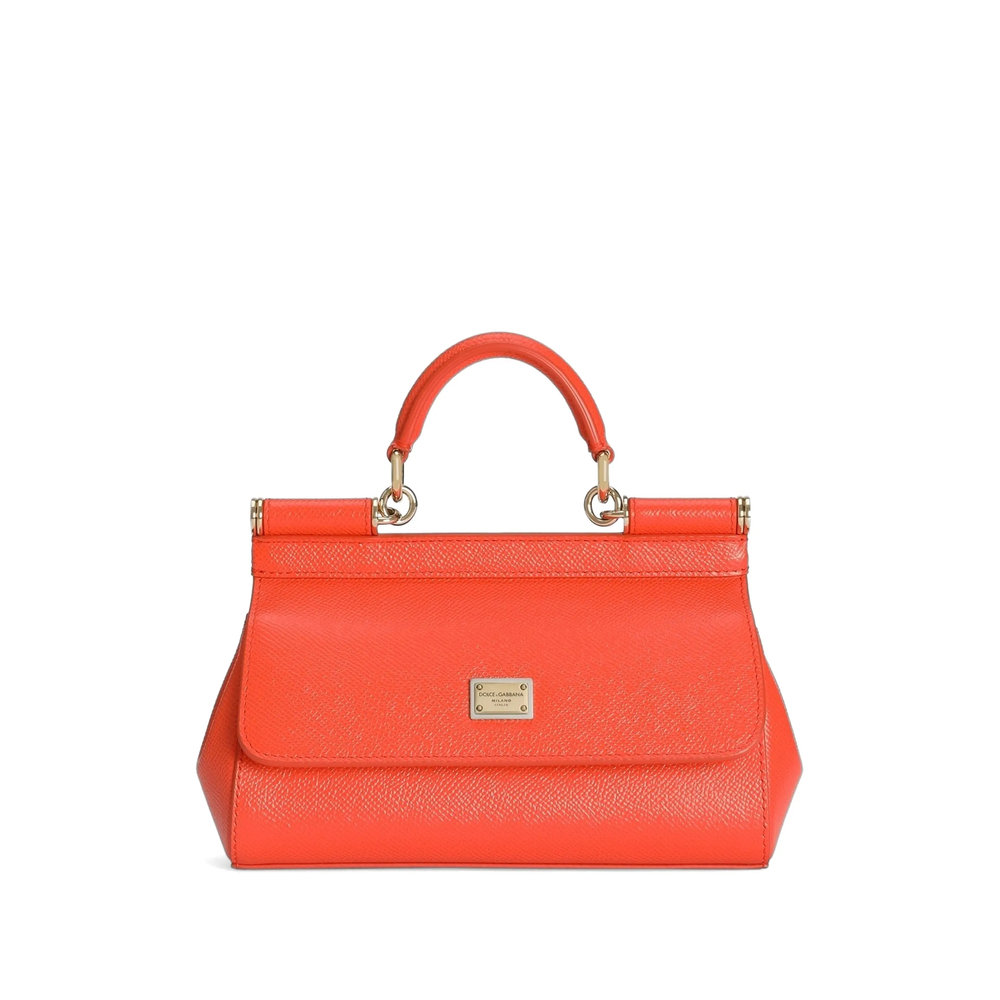 Dolce & Gabbana Mini Sicily Handbag In Calfskin
