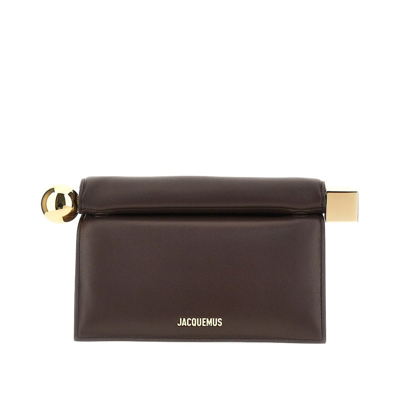 Pochette 'Rond Carré' in nappa
