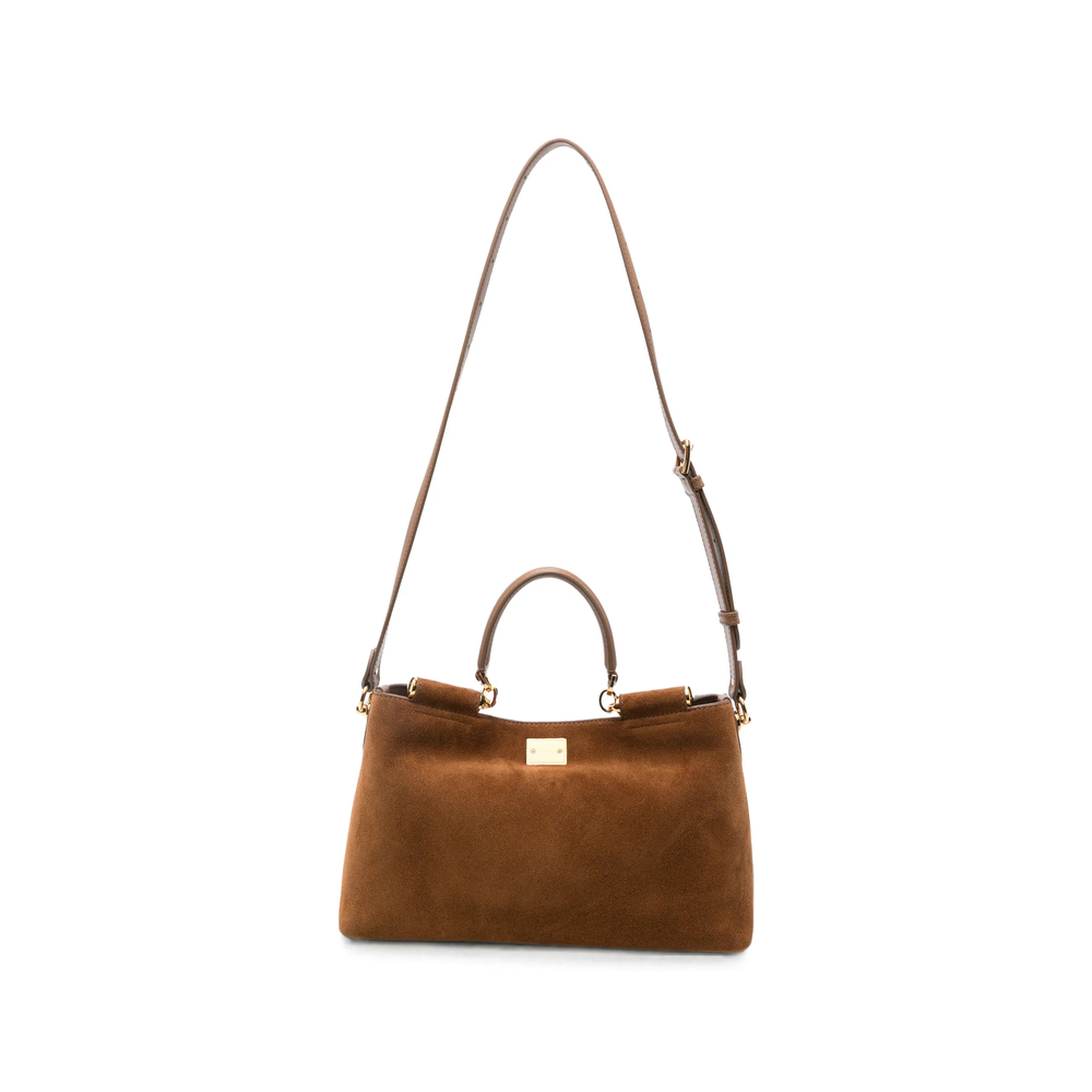 Dolce & Gabbana Sicily Suede Tote Bag