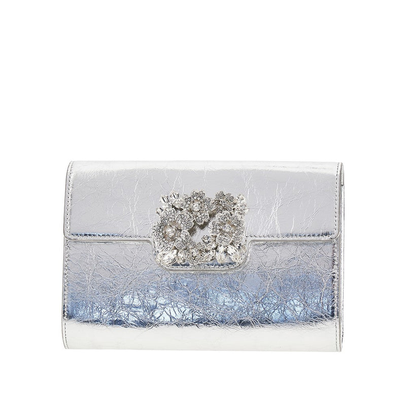 Pochette 'Efflorescence' in pelle