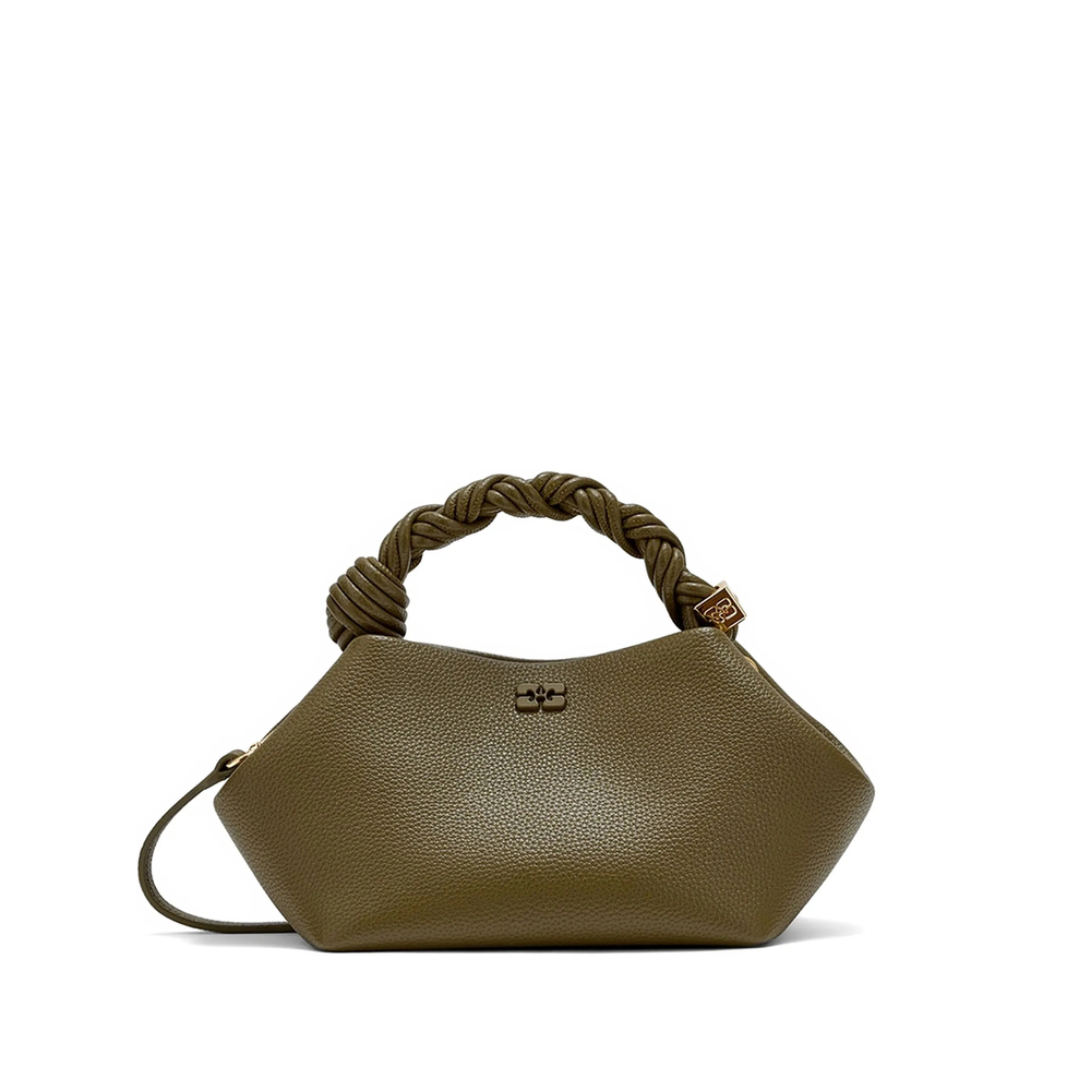 Ganni Small Bou Bag In Green