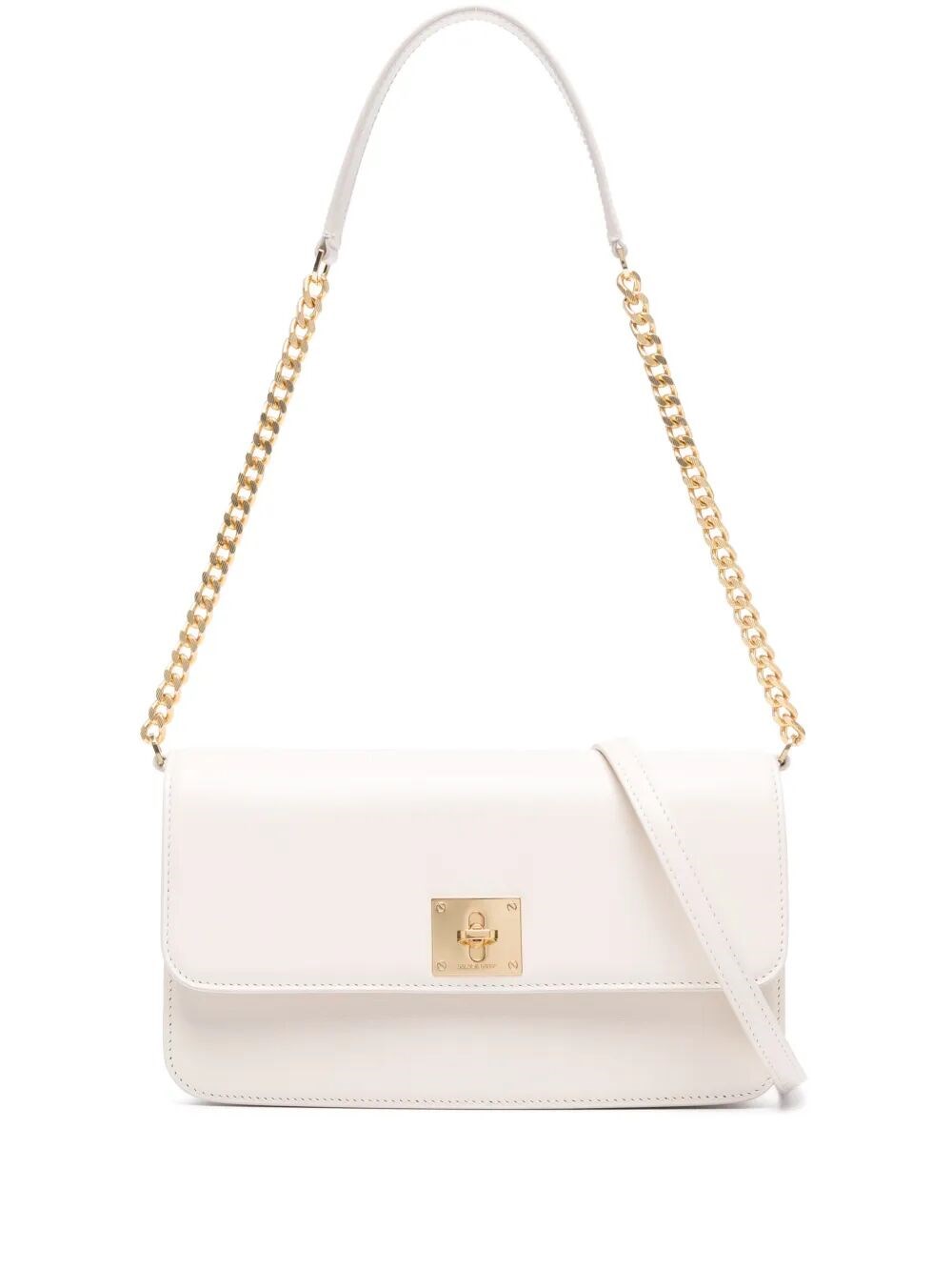 GOLDEN GOOSE Gioia Bag Palmellato Leather Body Gold Metal Details