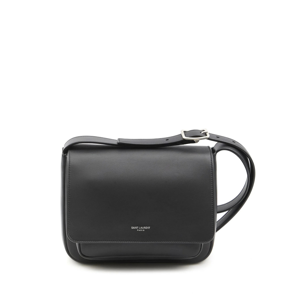 Saint Laurent Small Leather Messenger Bag