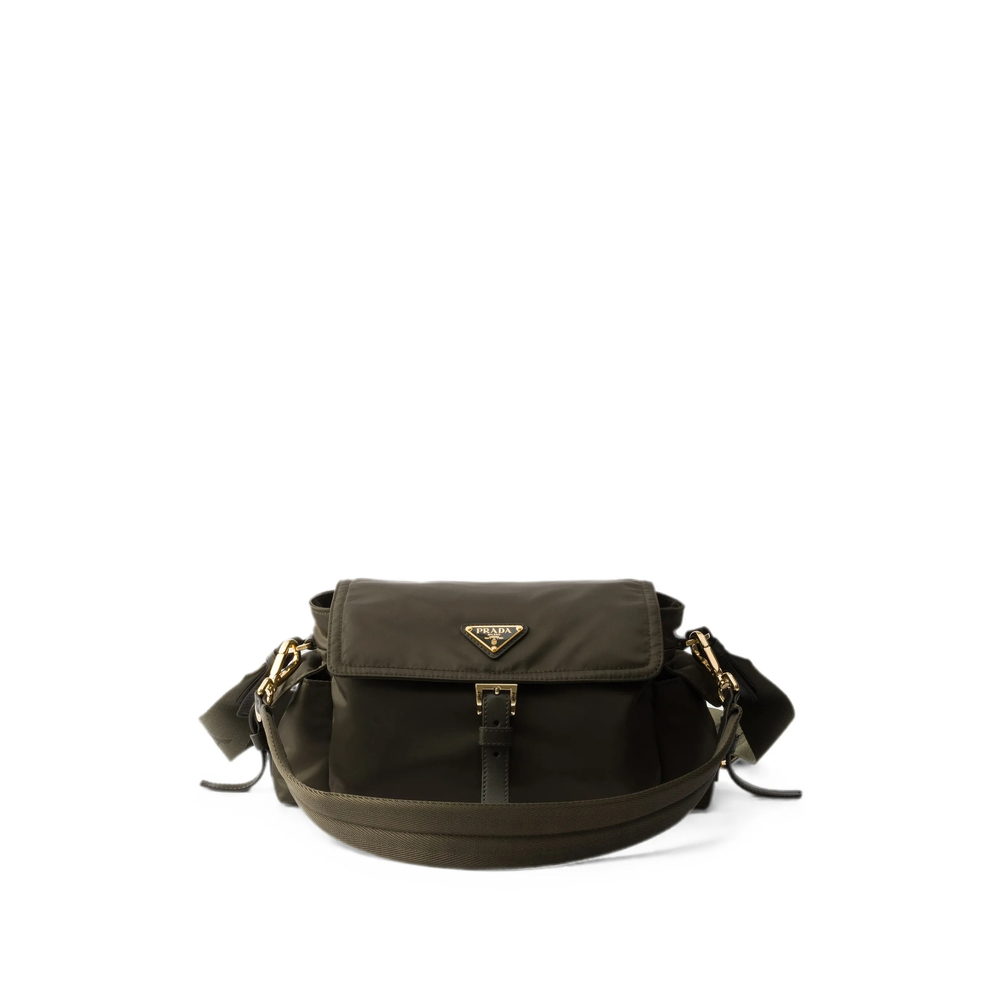 Prada Explore Medium Re-Nylon Shoulder Bag With Flap