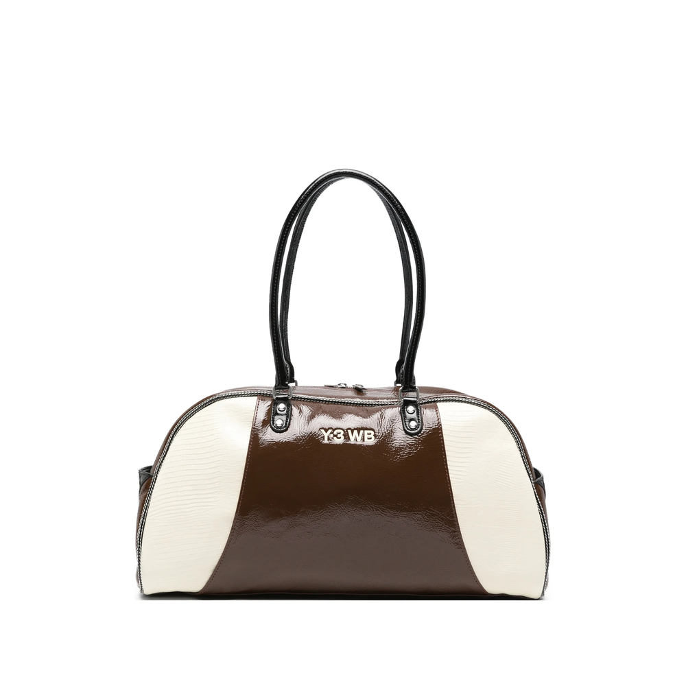 Y-3 X Wales Bonner X Wales Bonner Patent-finish Shoulder Bag