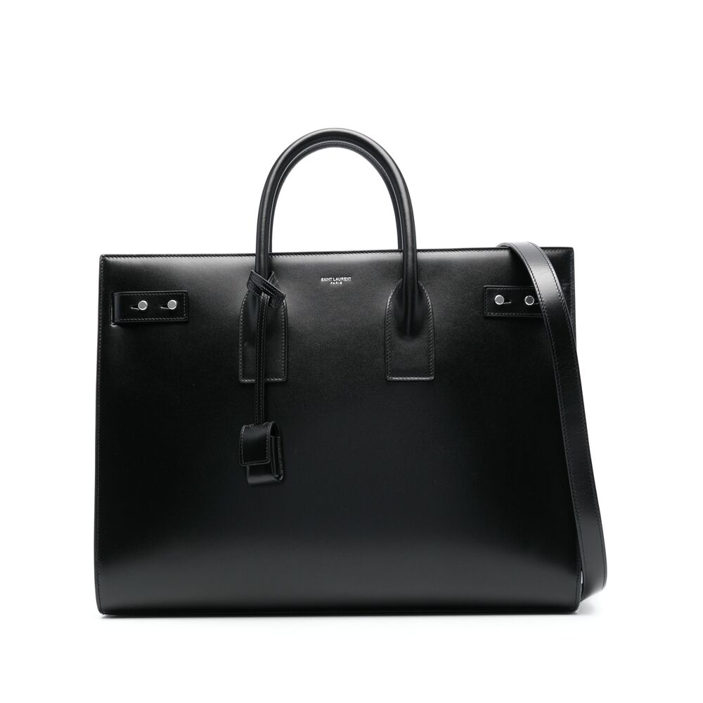 Saint Laurent Logo-debossed Tote Bag