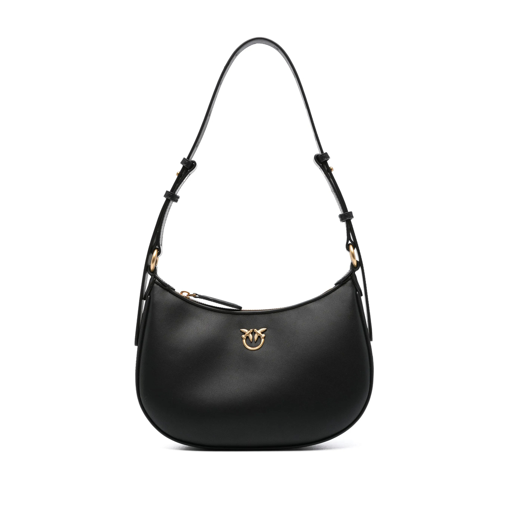 Pinko Love Birds Leather Shoulder Bag
