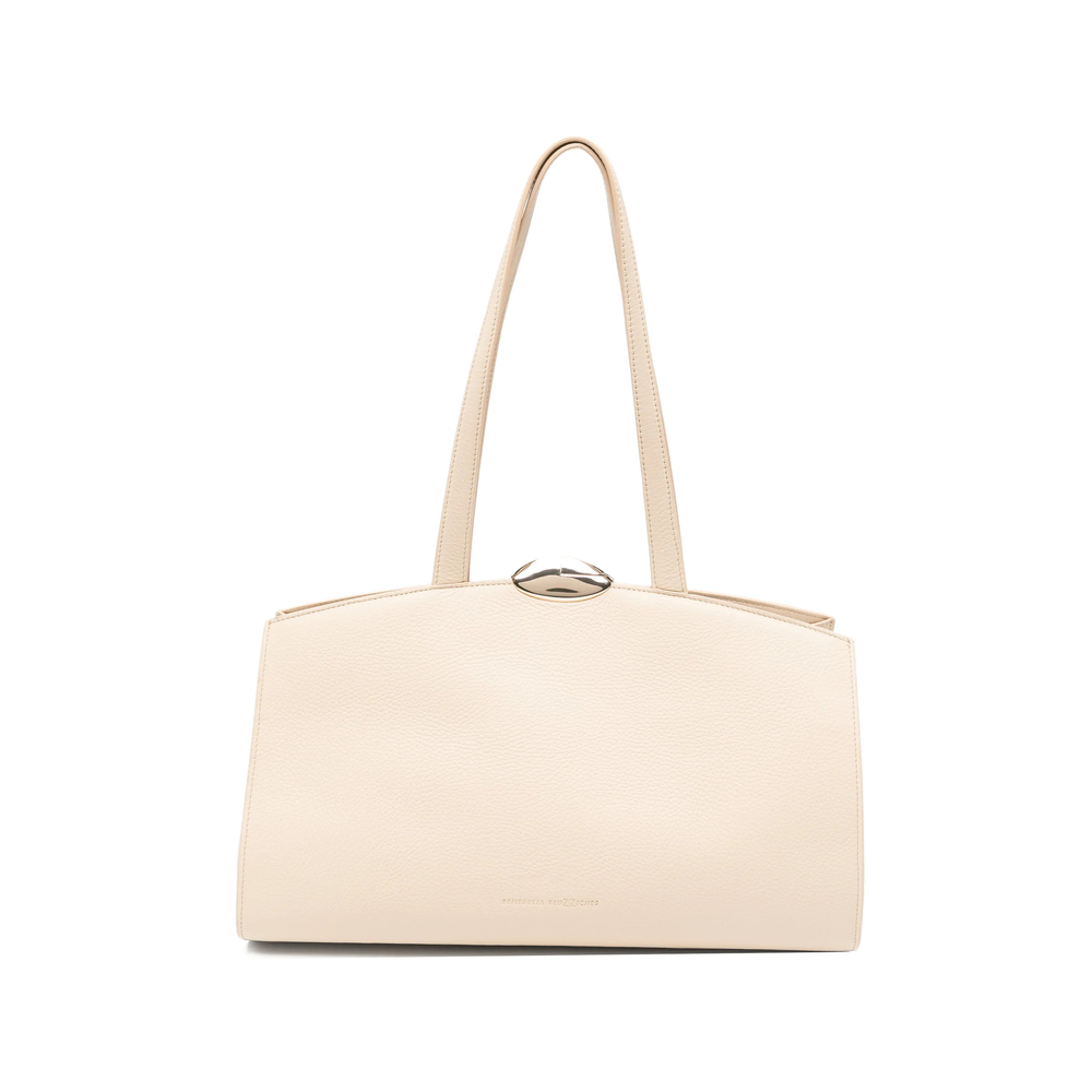 Benedetta Bruzziches Large Serena Grained-leather Tote Bag