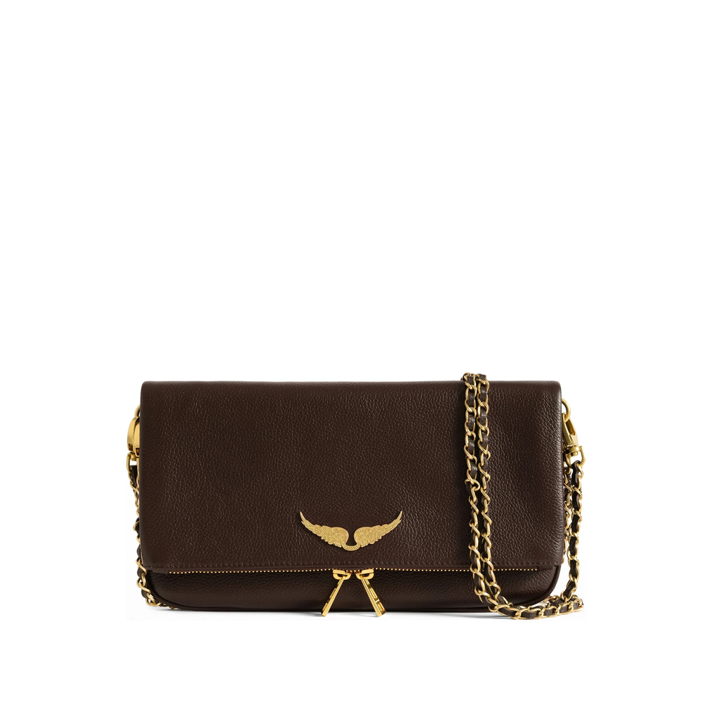 Zadig & Voltaire Rock Leather Clutch Bag