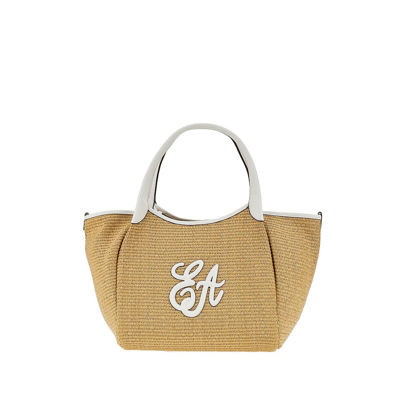 Shopping bag media in rafia sintetica