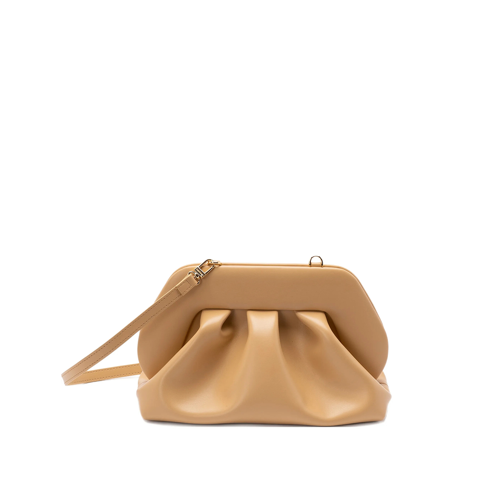 The-moirè Medium Bios Gathered Clutch Bag