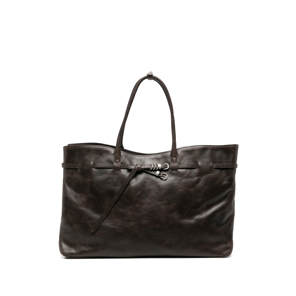 Margesherwood Buckle-detail Leather Shoulder Bag