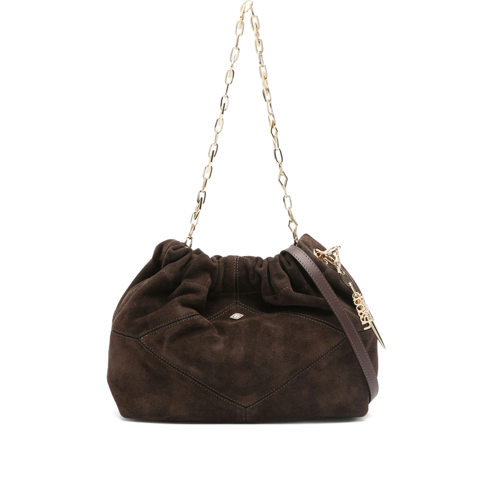 Ba & sh Mini June Suede Tote Bag