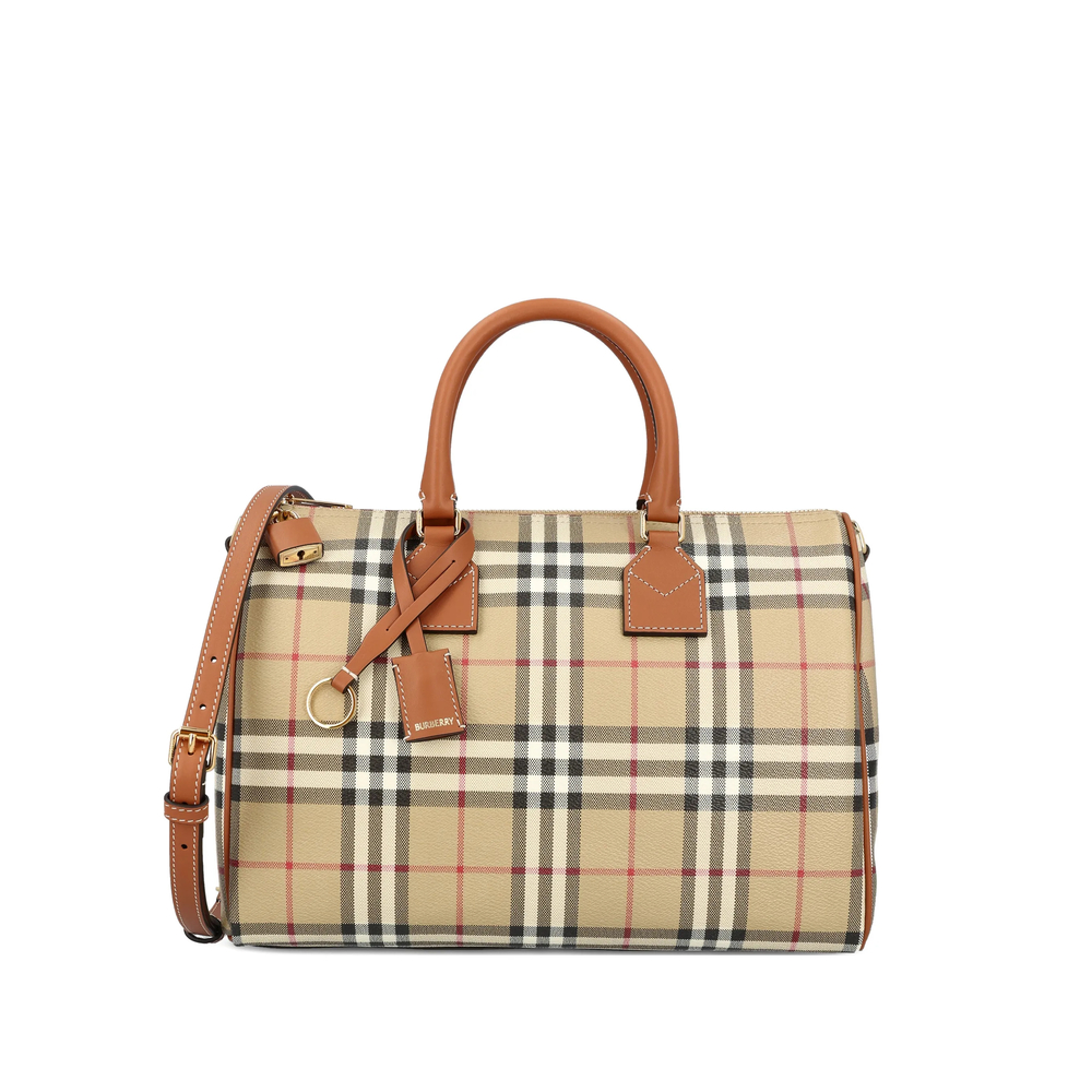 Burberry Check Bowling Bag