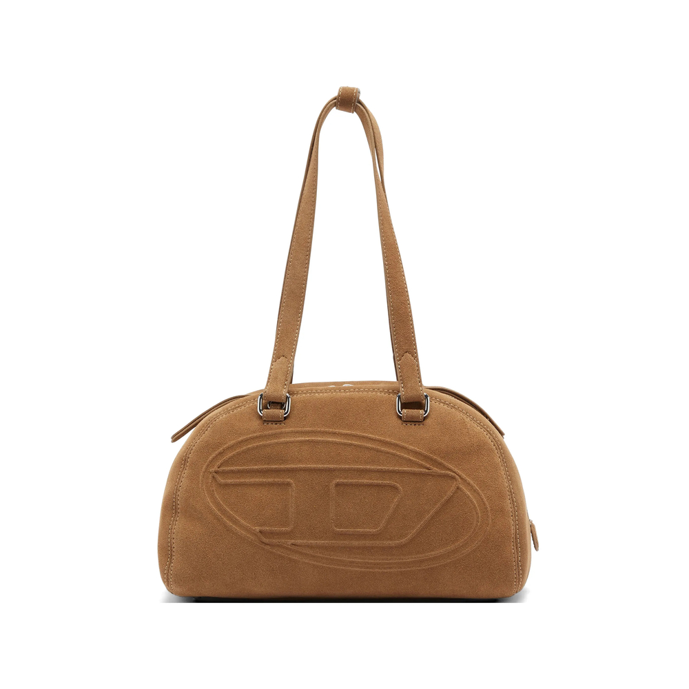 Diesel 1DR Dome-suede Shoulder Bag With Oval D Logo