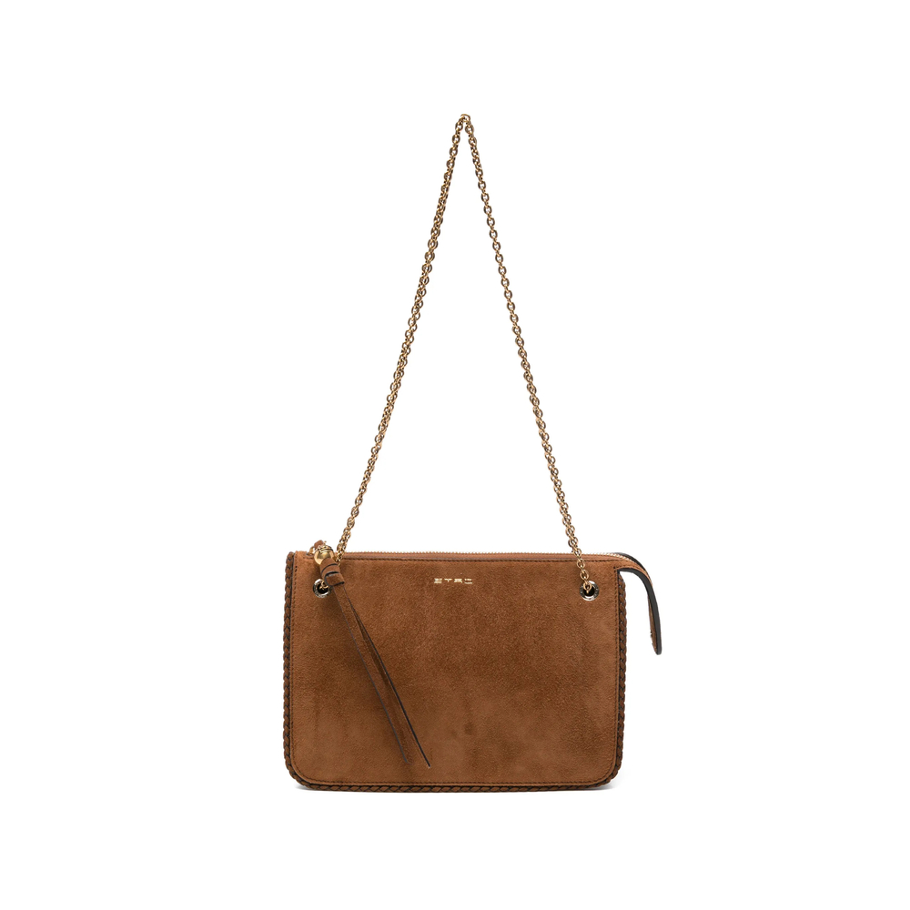 Etro Logo-detail Letaher Shoulder Bag