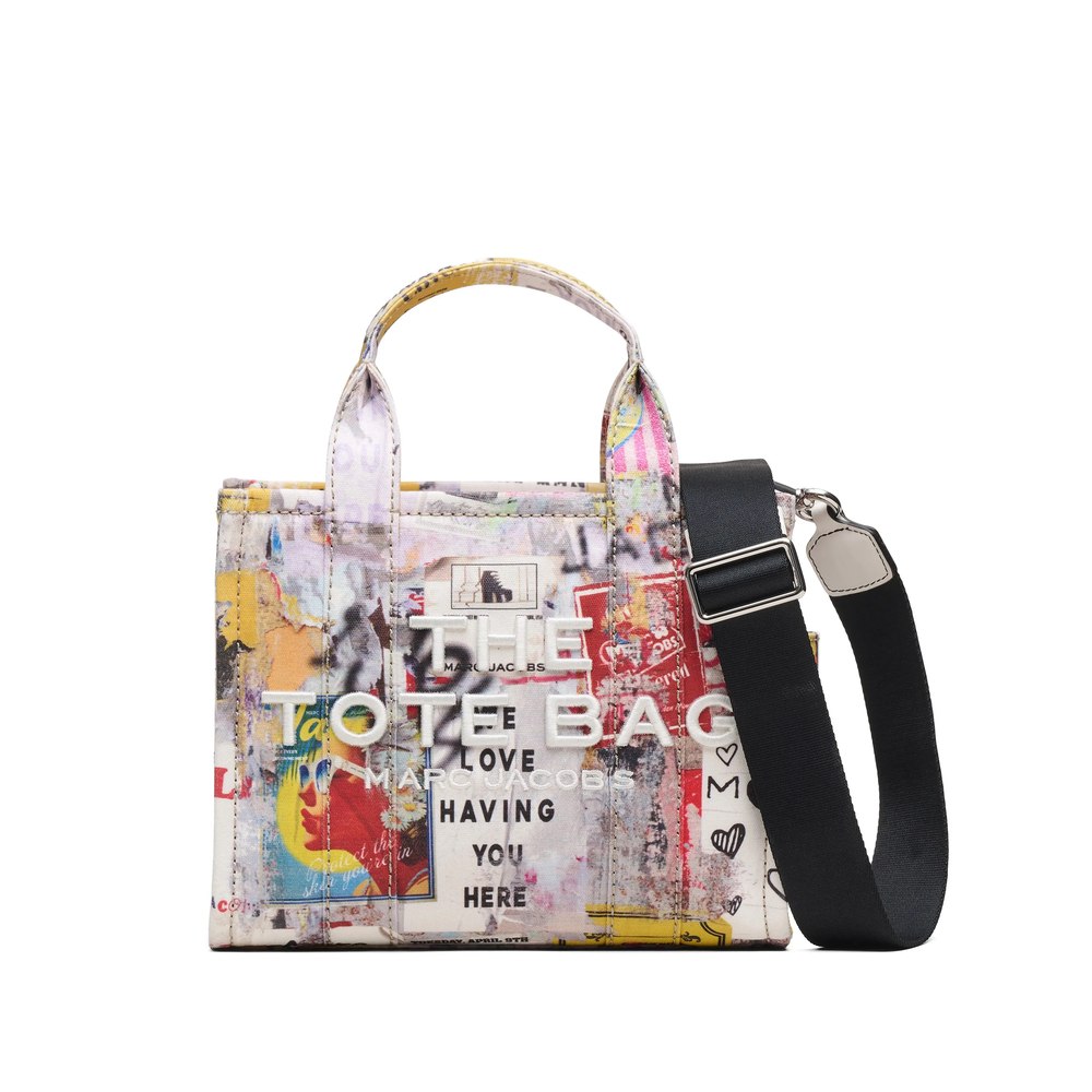 Marc Jacobs The Pop Americana Canvas Small Tote Bag