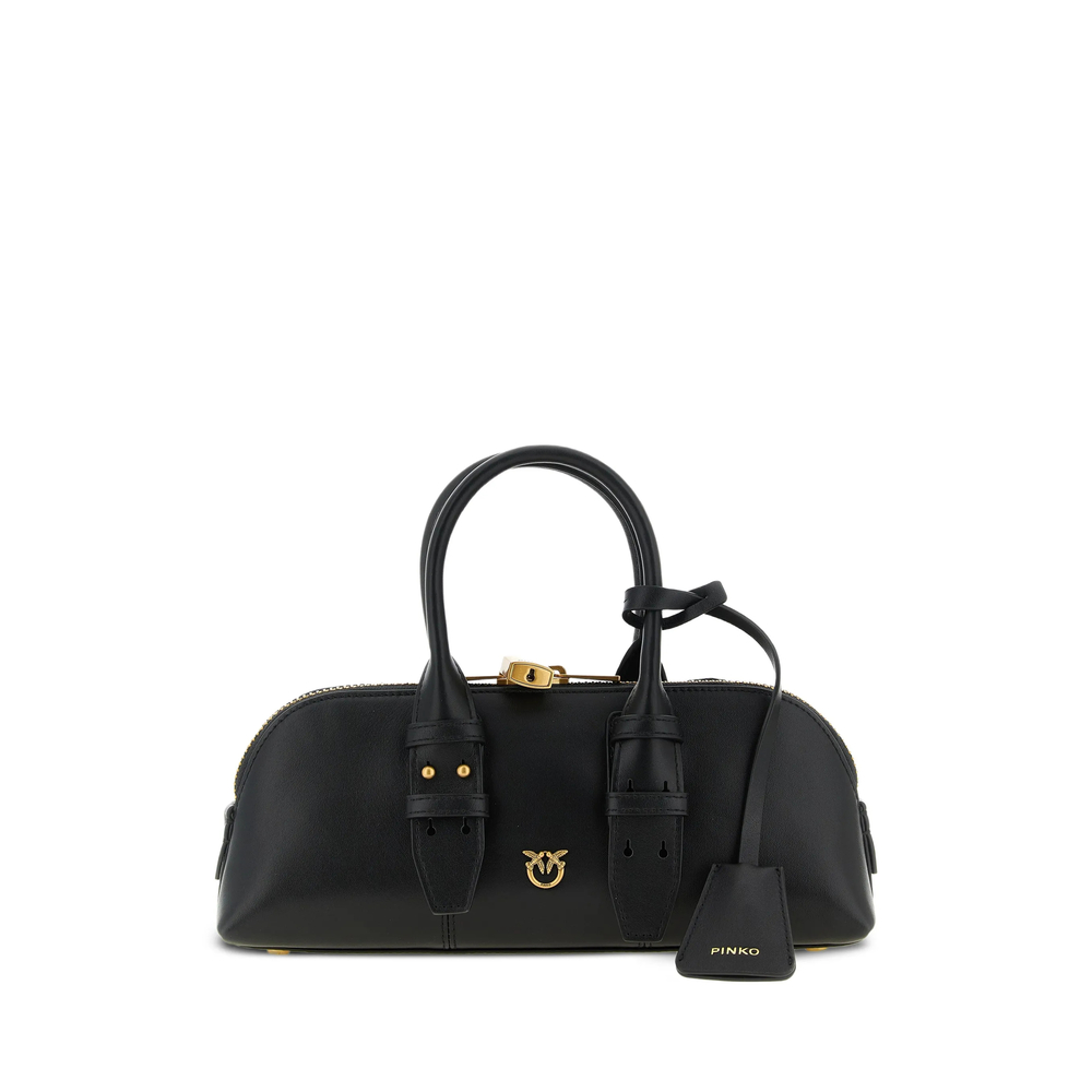 Pinko Small Escape Leather Shoulder Bag