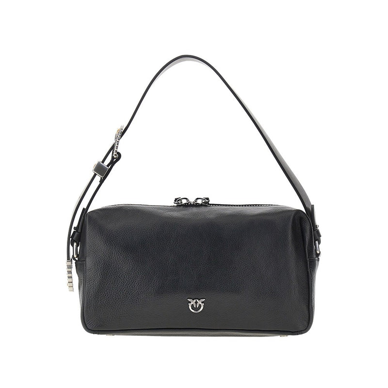 Borsa a tracolla in pelle granata
