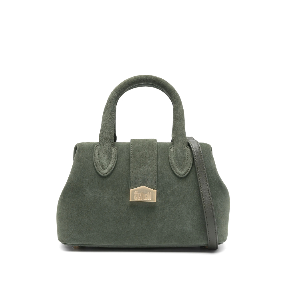 Schell Suede Top-handles Tote Bag