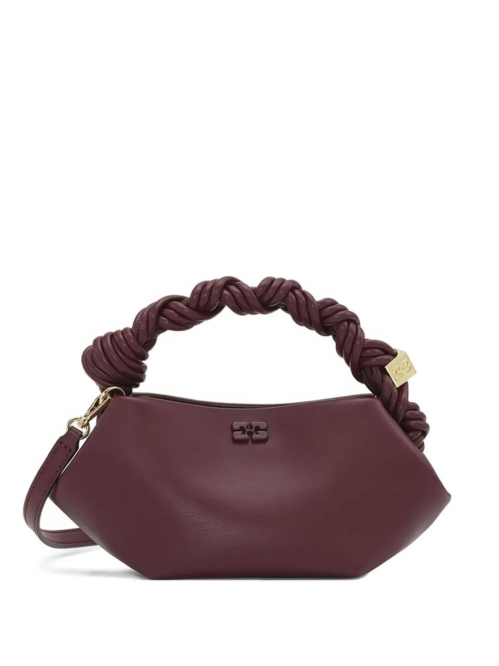 GANNI Handbag Braided Handle "Ganni Bou" Mini