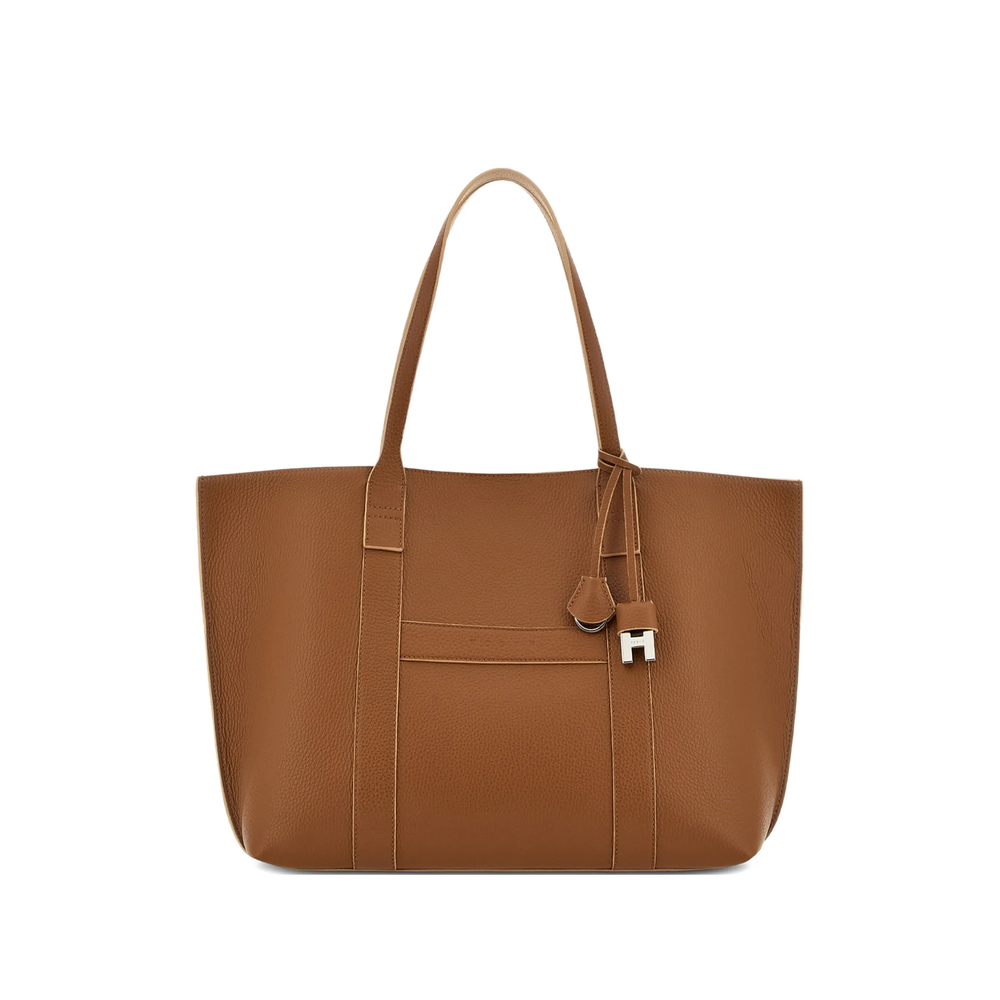 Hogan Hanging Accent Script Tote Bag