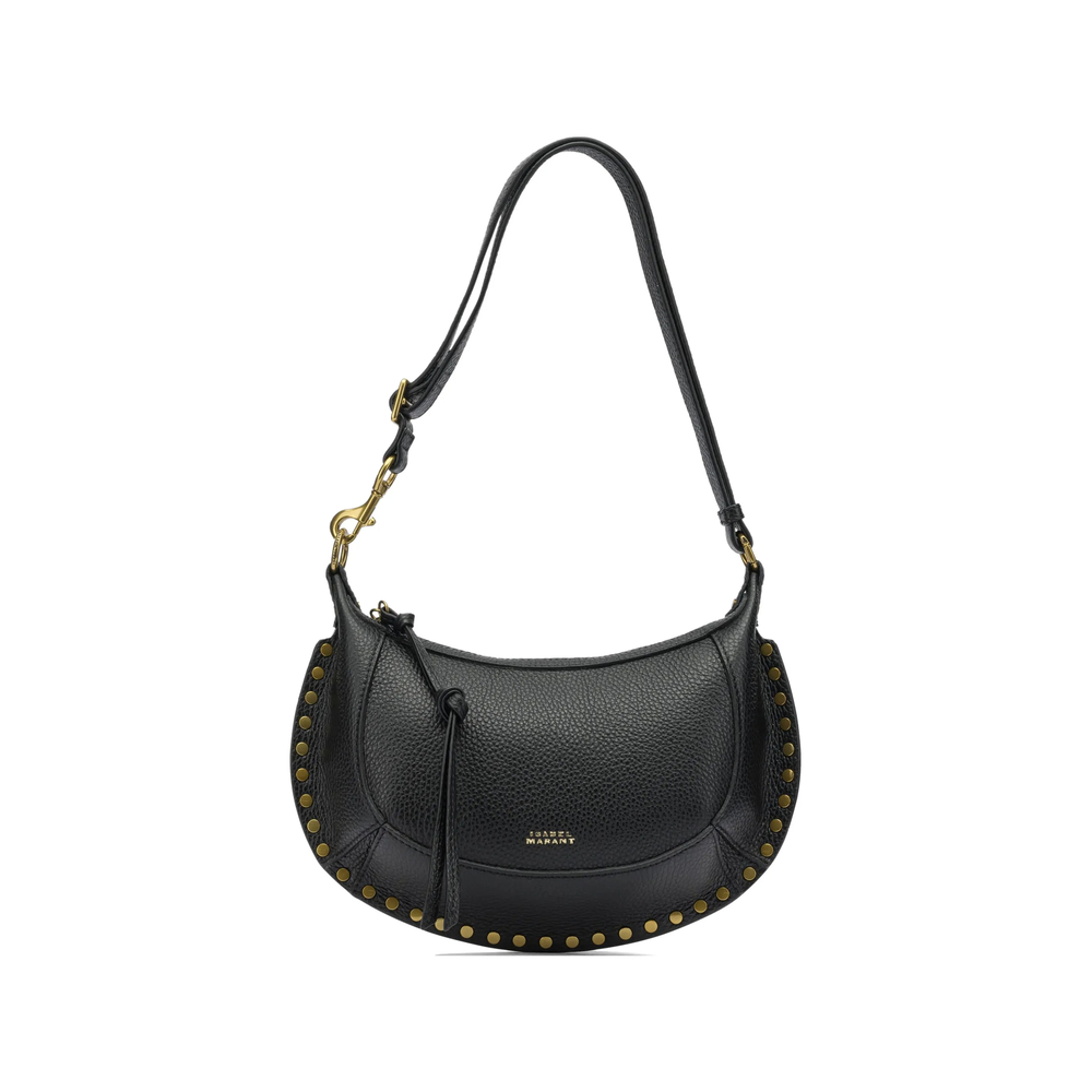 Isabel Marant Oskan Moon Shoulder Bag In Soft Leather