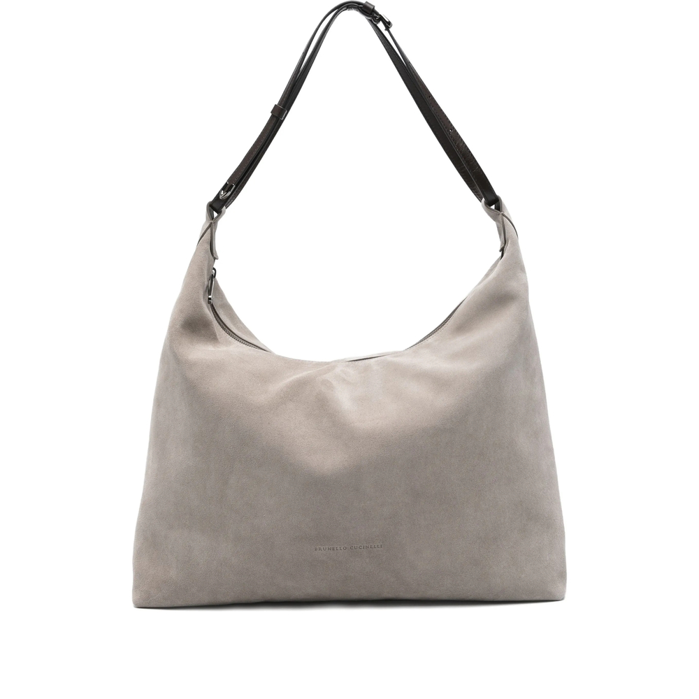 Brunello Cucinelli Suede Shoulder Bag