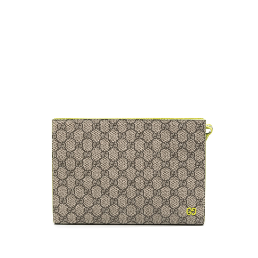 Gucci Small GG Canvas Clutch Bag