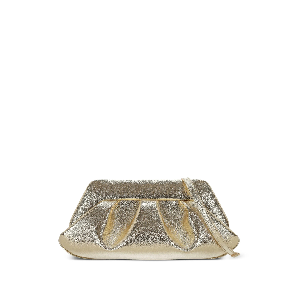 The-moirè Gea Laminated Clutch Bag