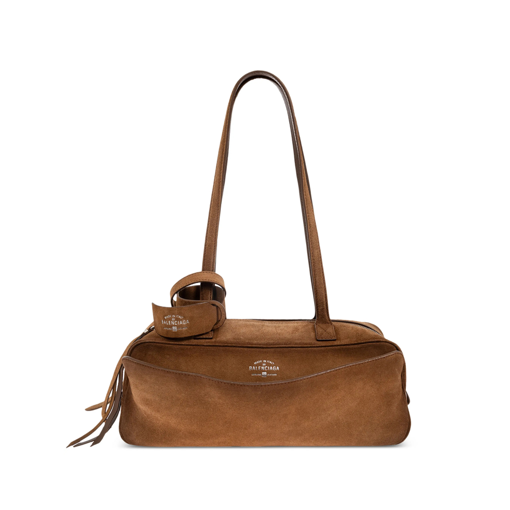 Balenciaga Carrie Leather Tote Bag