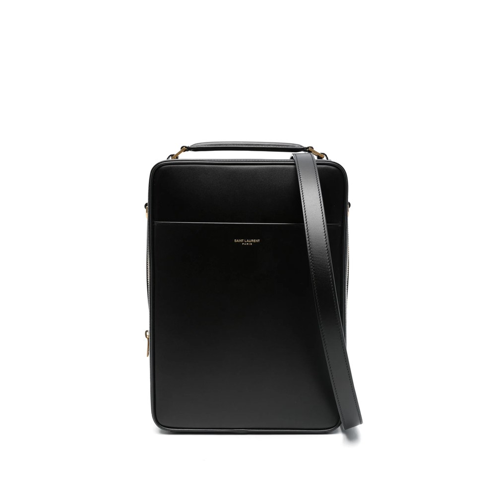 Saint Laurent Leather Messenger Bag