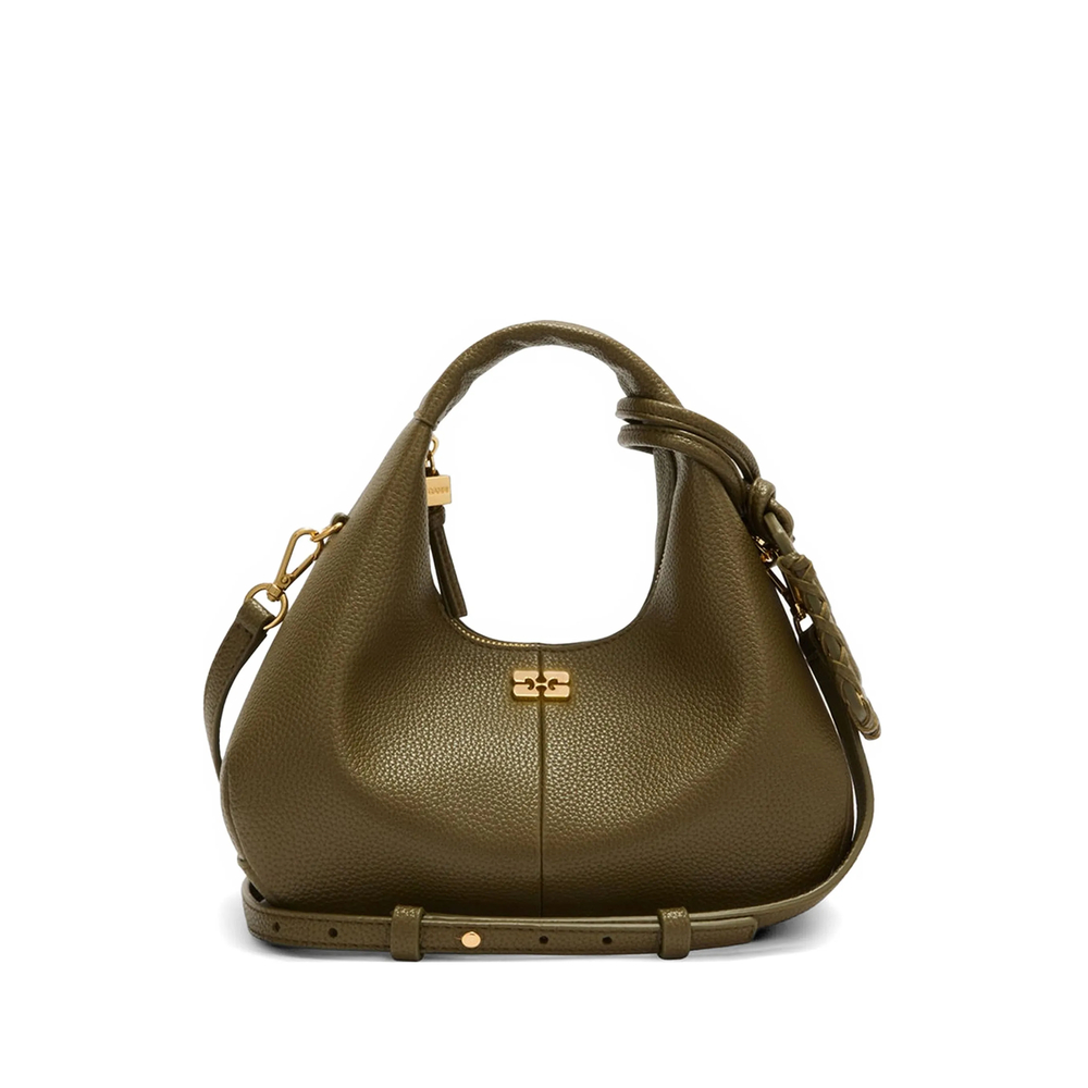 Ganni Mini Bag In Green