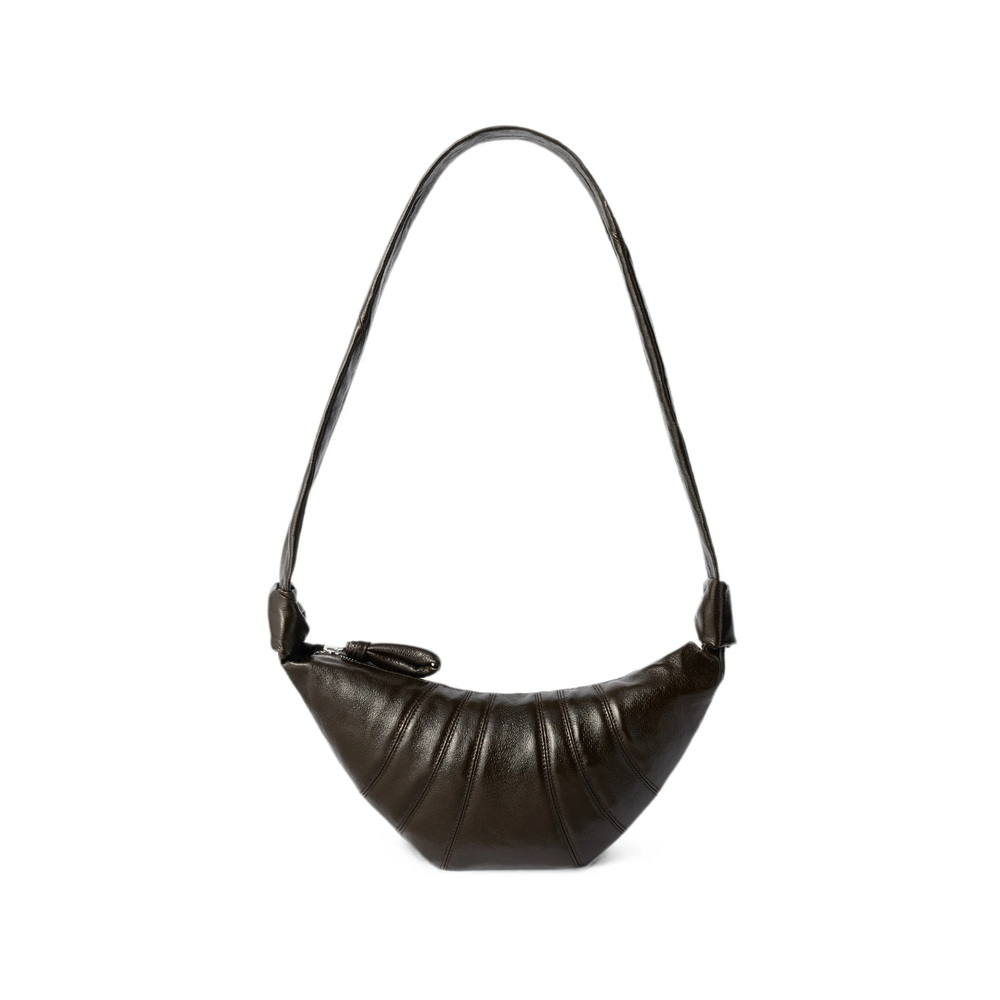 Lemaire Small Croissant Bag In Coated Cotton