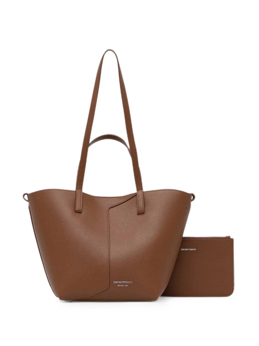 EMPORIO ARMANI Handbag Brown Shopping Bag