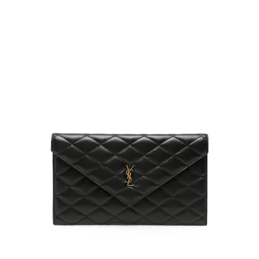 Saint Laurent Quilted Clutch Bag