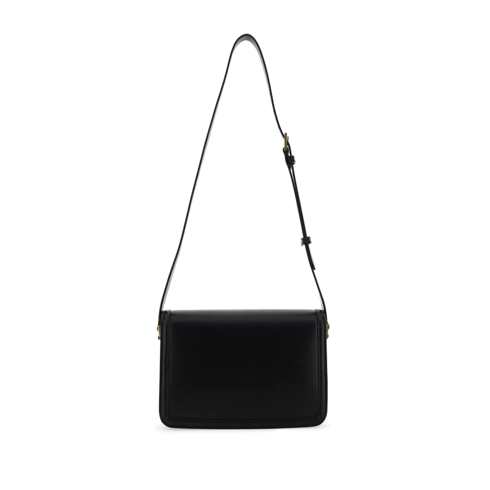 Saint Laurent Monogram Leather Shoulder Bag